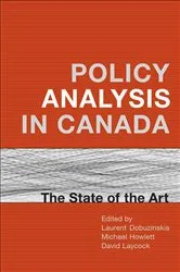 Book cover of Policy Analysis in Canada by Laurent Dobuzinskis