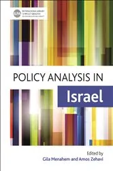 Book cover of Policy Analysis in Israel by Gila Menahem