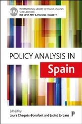 Book cover of Policy Analysis in Spain by Laura Chaqués-Bonafont