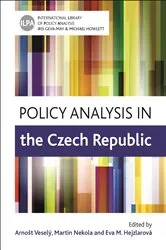 Book cover of Policy Analysis in the Czech Republic by Arnošt Veselý