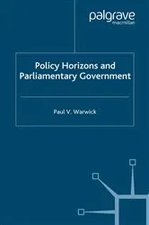 Book cover of Policy Horizons and Parliamentary Government by P. Warwick