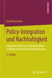 Book cover of Policy-Integration und Nachhaltigkeit (2nd ed.) by Basil Bornemann