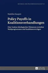 Book cover of Policy Payoffs in Koalitionsverhandlungen by Andreas Busch