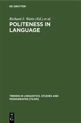 Book cover of Politeness in Language by Unknown