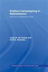 Book cover of Political Campaigning in Referendums by Unknown