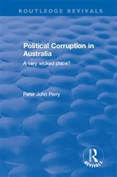 Book cover of Political Corruption in Australia by Peter John Perry
