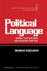 Book cover of Political Language by Murray Edelman