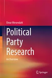 Book cover of Political Party Research by Elmar Wiesendahl