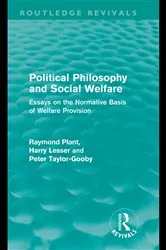 Book cover of Political Philosophy and Social Welfare (Routledge Revivals) by Raymond Plant