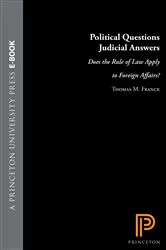 Book cover of Political Questions Judicial Answers by Thomas M. Franck