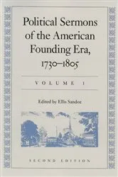Book cover of Political Sermons of the American Founding Era: 1730–1805 by Ellis Sandoz