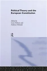 Book cover of Political Theory and the European Constitution by Unknown
