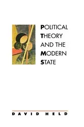 Book cover of Political Theory and the Modern State by David Held
