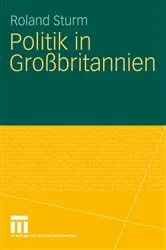 Book cover of Politik in Großbritannien by Roland Sturm