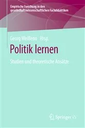 Book cover of Politik lernen by Georg Weißeno