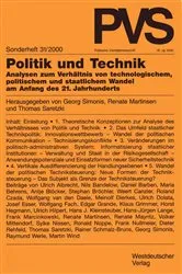 Book cover of Politik und Technik by Georg Simonis