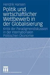 Book cover of Politik und wirtschaftlicher Wettbewerb in der Globalisierung by Unknown