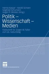 Book cover of Politik - Wissenschaft - Medien by Hanna Kaspar