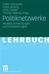 Book cover of Politiknetzwerke by Volker Schneider