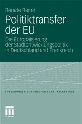 Book cover of Politiktransfer der EU by Renate Reiter