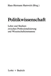 Book cover of Politikwissenschaft by Hans-Herman Hartwich
