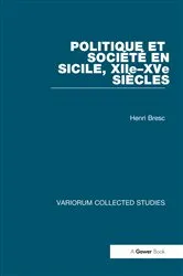 Book cover of Politique et Société en Sicile, XIIe-XVe Siécles by Henri Bresc