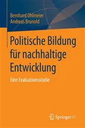 Book cover of Politische Bildung für nachhaltige Entwicklung by Unknown