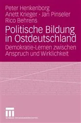 Book cover of Politische Bildung in Ostdeutschland by Peter Büchner