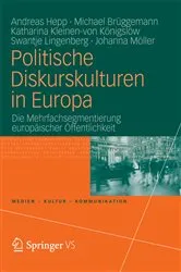 Book cover of Politische Diskurskulturen in Europa by Andreas Hepp