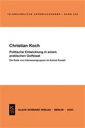 Book cover of Politische Entwicklung in einem arabischen Golfstaat by Christian Koch