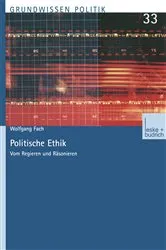 Book cover of Politische Ethik by Wolfgang Fach
