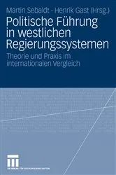 Book cover of Politische Führung in westlichen Regierungssystemen by Martin Sebaldt