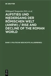 Book cover of Politische Geschichte (Allgemeines) by Hildegard Temporini