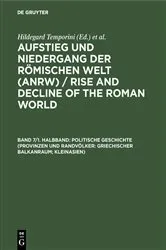 Book cover of Politische Geschichte (Provinzen und Randvölker: Griechischer Balkanraum; Kleinasien) by Hildegard Temporini