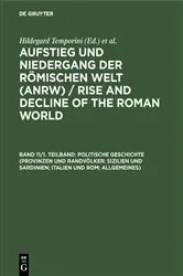 Book cover of Politische Geschichte (Provinzen und Randvölker: Sizilien und Sardinien; Italien und Rom; Allgemeines) by Hildegard Temporini