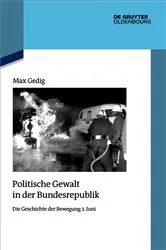 Book cover of Politische Gewalt in der Bundesrepublik by Max Gedig