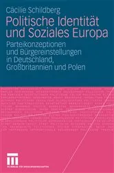 Book cover of Politische Identität und Soziales Europa by Cäcilie Schildberg