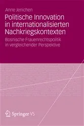 Book cover of Politische Innovation in internationalisierten Nachkriegskontexten by Anne Jenichen