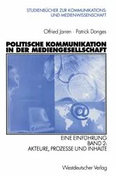Book cover of Politische Kommunikation in der Mediengesellschaft by Otfried Jarren
