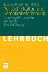 Book cover of Politische Kultur- und Demokratieforschung by Susanne Pickel