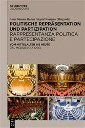 Book cover of Politische Repräsentation und Partizipation / Rappresentanza politica e partecipazione by Anna Gianna Manca