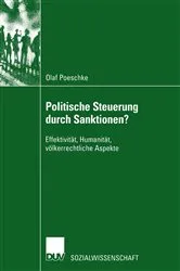 Book cover of Politische Steuerung durch Sanktionen? by Olaf Poeschke