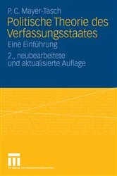 Book cover of Politische Theorie des Verfassungsstaates (2nd ed.) by Peter Cornelius Mayer-Tasch