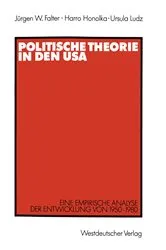 Book cover of Politische Theorie in den USA by JÃ¼rgen W. Falter