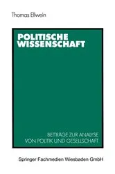Book cover of Politische Wissenschaft by Thomas Ellwein