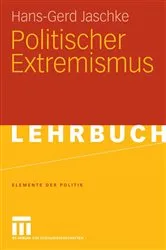Book cover of Politischer Extremismus by Hans-Gerd Jaschke