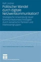 Book cover of Politischer Wandel durch digitale Netzwerkkommunikation? by Ralf Lindner