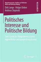 Book cover of Politisches Interesse und Politische Bildung by Dirk Lange