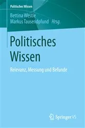 Book cover of Politisches Wissen by Bettina Westle