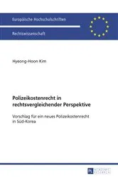 Book cover of Polizeikostenrecht in rechtsvergleichender Perspektive by HyeongHoon Kim